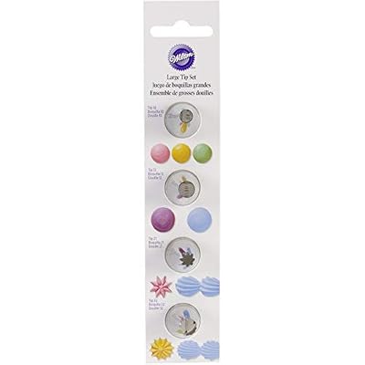 Wilton Réalisez de superbes effets sur vos pâtisseries avec ce kit de 4 douilles larges