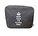 Produktbild Cozycoverup Staubschutz für Küchenmischer, Anthrazit, Keep Calm It's Glutenfrei (Kitchenaid Mini)