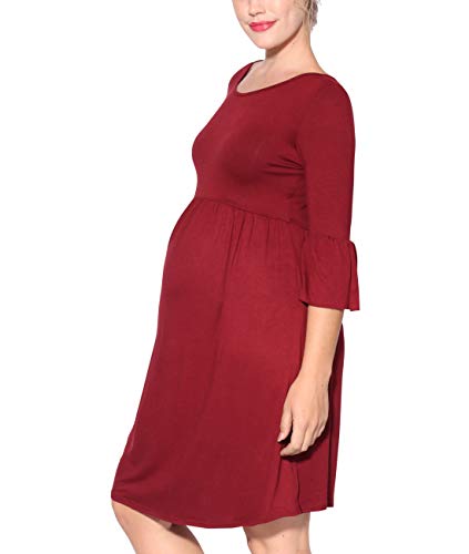 KRISP 2768-WIN-10 (Robe Maternité Volants)