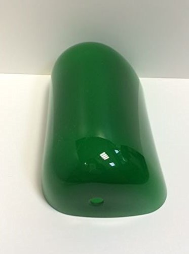Lampenglas für Banker Lampe, Ersatzschirm , Bankers-Glas ,Schirm ,Glas ,Glasschirm , Lampenschirm ,Ersatzglas für Bauhaus Stil ,Landhaus Tischlampe Leuchte in grün - 3