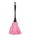 Produktbild Horror-Shop Haushälterin Staubwedel Rosa mit Federn als Kostümzubehör für Fasching & Karneval