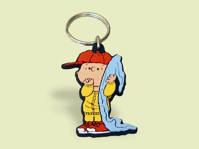 Preisvergleich Produktbild Linus mit Schmusedecke Peanuts Schleich Schlüsselanhänger 22396