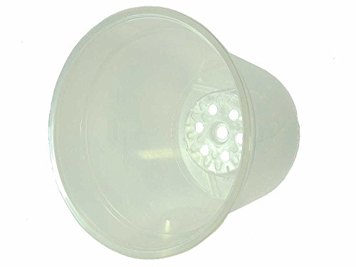 Orchideentopf Klarsichtcontainer rund 15cm transparent 10er Pack - 2