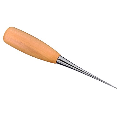 Blulu Werkzeuge Leder Kit de Couture Leder Handwerk de Couture puzón Fingerhut Thread, gewachst, 9 Teile - 4