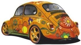 Beetle Yellow Rug Door Mat 80 x 45 cm Car Kult