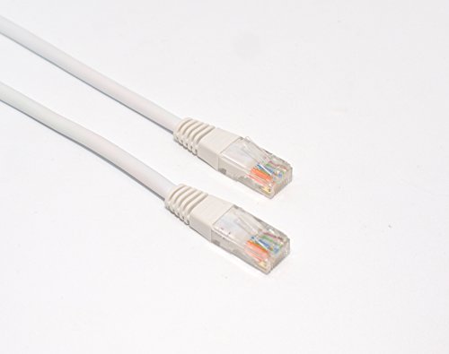 CM:TRONIC CAT.5 Ethernet LAN Patchkabel Gigabit Netzwerkkabel Patch Kabel (RJ45, Cat 5, UTP, 1000 Mbit/s) 2 x RJ45 Stecker ideal für Switch , DSL Verbindungen , Patchfelder , Patchpanel , Router , Modem , Access Point und andere Geräte mit RJ45 Anschluß ,CAT Kabel KAT Kabel kompatibel zu cat.5 cat.5e cat.6a cat.7 10,0 m weiss