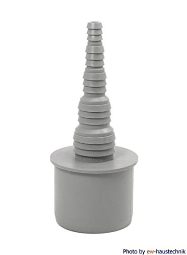 Airfit Schlauchnippel DN 40 für Schlauch von Ø 8 bis 25 mm - KS-grau