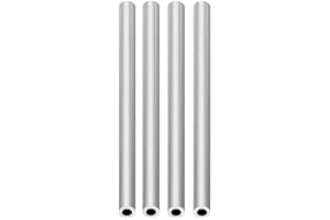 CAODUREN Tubo redondo de aluminio Metales Tubing 300mm (12") Aluminio sin costura Recto 6063 t5 (4, 19 mm/0.75" x 16 mm/0.63")