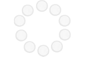 SNNER 10pcs Kazoo Flöte Membran transparenter Membranmund 18mm Kazoo Teile Zubehör