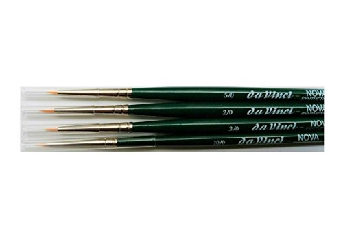 DaVinci Aquarelle Pinsel Set 1 570 NOVA 0/2, 0/3, 0/5, 0/10 - 2
