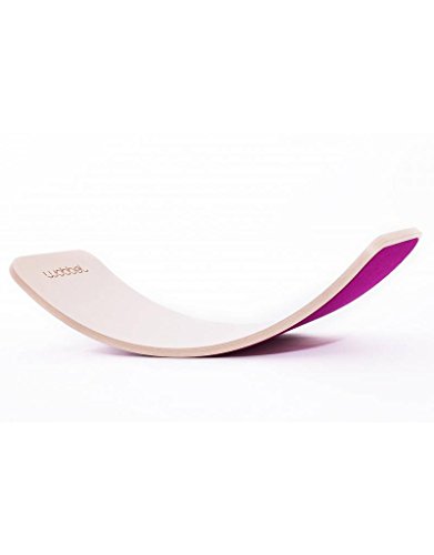 Preisvergleich Produktbild Wobbel Balanceboard, fördert Kreativität und Phantasie beim Spielen (weiß - rasberry)