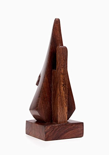Store Indya, Nase geformt Palisander Spectacle Brille-Rahmen-Lese Sunglass Halter Stand - 2
