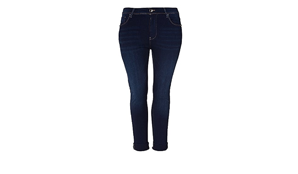 mat. Fashion Jeans Stretch Vita Alta Donna Taglie COMODE (M) : Amazon.it:  Abbigliamento