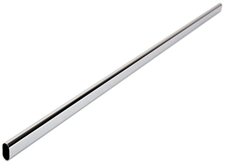 A+U – Kleiderstange für Wand- und Kleiderschrank inkl. Halterungen zur Wandmontage | 30x15mm | 50cm – 150cm oder auf Maß (100cm) - 5