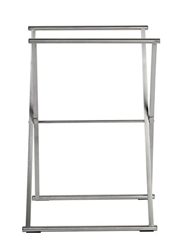 Wenko 22476100 Handtuchständer Lava Kleiderständer, Klappbar, Edelstahl rostfrei, glänzend, 35 x 53.5 x 80.5 cm - 4