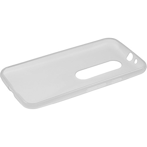 PhoneNatic Funda de silicona para Motorola Moto G 2015 3  Generation - X-Style transparente - Cover Cubierta   protector de pantalla