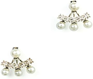 Womens Earring (PEARL AND DIAMONTE ARCH SWING)