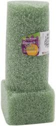 Styrofoam Floracraft Styrofoam Vase Insert 8 inch x 3 inch 1 Pack Green MV8GU (6-Pack)