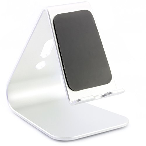 Universal Aluminium Smartphone Handy Tablet Ständer Alu Handy Halter Samsung, Nokia , Apple, HTC und viel mehr … ScorpioCover Variante 2 silber - 5