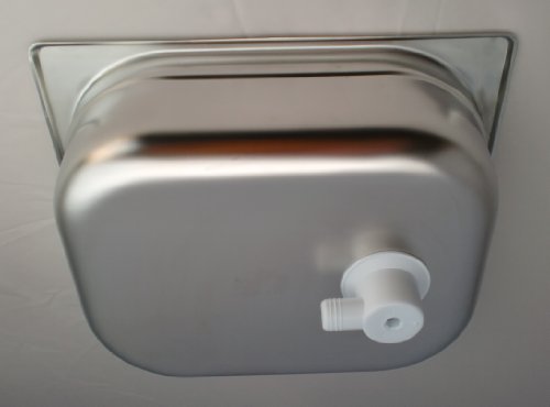 Edelstahl Spülbecken Camping Spüle Waschbecken + Ablauf 325x265x100mm (ad-ideen) - 2