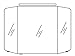 Produktbild Pelipal Cassca Spiegelschrank inkl Beleuchtung 67 x 100 x 17 cm (HxBxT)