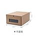 Produktbild XIAOYANJIA High-End Kraftpapier Schuhkarton Papier Schublade transparent Fenster Lagerung Haushalt Männer und Frauen Basketball Schuh Box einzigen, flache Schuhe, 21x30x18.5cm