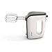 Philips HR3741/00 Handmixer (450 Watt, 5 Geschwindigkeiten plus Turbo) weiß/schwarz