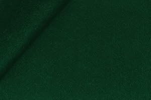 LE ANTICHE MERCERIE PANNOLENCI a Tinta Unita, Vendita al Mezzo Metro, 1 quantità = 50 CM, Vari colori, Altezza 180 cm (VERDE SCURO 437)