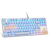 lingbao Tippen: jiguanshi ist ergonomisch Tilt Design, wissenschaftliche Radian Berechnung und schwimmende Tastenkappen wird entlastet. Unterstützung von FN + Kombination Multimedia-Funktionstasten (Schlüssel), die machen Unterhaltung mehr komfortabel.