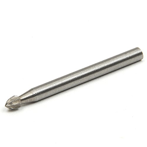 Fortag 10 tlg HSS Fräser-Set Gravieren Fräser Bit Hartmetallschneider Rotary Burr für Proxxon Dremel Schleifen Polieren Multifunktionswerkzeug - 9