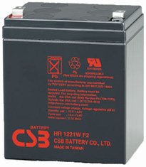 CSB HR1221W Sealed Lead Acid (VRLA) 12V rechargeable battery - Rechargeable Batteries (21 Wh, Sealed Lead Acid (VRLA), 12 V, Black)