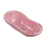 Lieferumfang: 1 Ergonomische Babywanne, Disney Mickey und Minnie Maus Dekor, Maria, 18423, Maße (LxBxH): 84 x 49 x 29 cm, Gewicht: 884 g, Pink