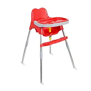 Esquire Spotty Baby Dining Chair with Footrest, Red Colour