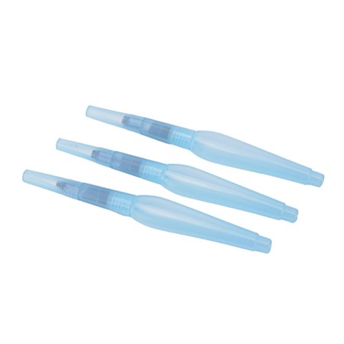 3 Stück/Satz Wasser Pinsel Stift Water Brush Pen Set Kunst Handwerk Werkzeug für Aquarellmalerei Kalligraphie-BLUE - 2