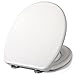 Produktbild eSituro STS0099 Toilettensitz WC sitz Toilettendeckel * Absenkautomatik/Softclose * abnehmbar/Fast Fix/Schnellbefestigung * easyclean * Duroplast Cremeweiß