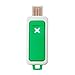 Produktbild hgfcdd Mini USB Lade-Aroma Diffusor mit ätherischem Öl Luftreiniger Frischer Duft für Zuhause, Büro, Auto grün grün 2.3x6.7cm