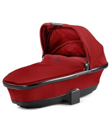 Quinny Foldable CarryCot (Black Trim)-Red Rumour (New 2015)