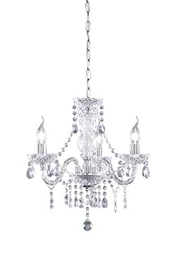 Reality R11073000 Lustre Acrylique 4 W E14 Transparent Clair