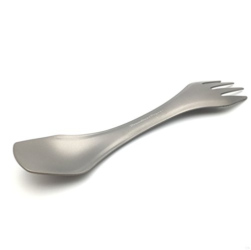 Preisvergleich Produktbild Square Spork Outdoor Camping Titanium Cutlery(19g)