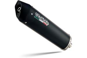 Tubo de escape marca GPR compatible con Kymc X-Town 125 2016/2020, sistema completo racing Furore negro