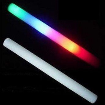 ON SALE! 48CM Colorful LED Foam Party Glow Light Stick With Batteries, Price/Piece by CATO