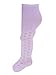 Baby Girls Patterned Tactel Tights - 1 Pair (6-12 Months, Lilac)