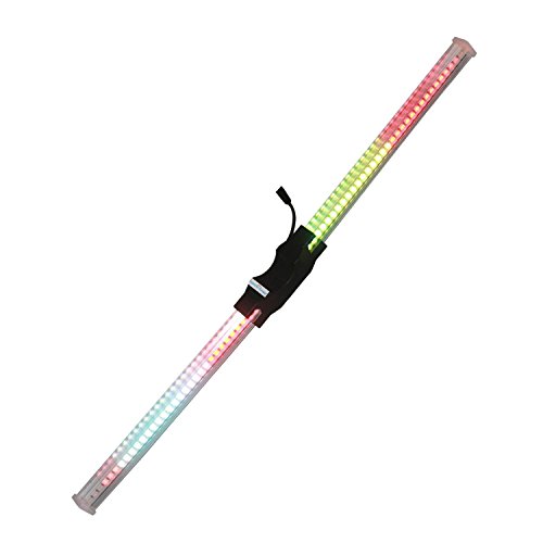 Sidiou Group Wiederaufladbare Radfahren Speiche-Rad-Blitz-Licht-DIY Designs Patterns Rim Lighting 64 RGB LED Programmierbare Wasserdicht Anti-Schock-Farbwechsel-Fahrrad-Licht