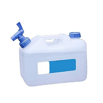 Fablcrew. Jerrican Alimentaire Camping avec Robinet 10L, Reservoir d'eau Potable Portatif Bidon d'eau avec Robinet pour Le Voyage Extérieur Voiture ou Maison