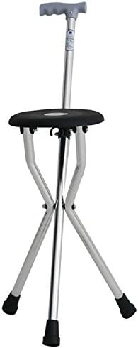XIONGNA Aluminum alloy Tripod crutch small seat Elderly lightweight foldable walking sticker Non-slip shockproof