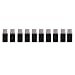 Produktbild Yinroom USB-Typ-C-Adapter, 10pcs Typ-C-Stecker auf Micro-USB-Buchse Datenkonverter-Adapter USB-3.1-Anschluss schwarz (Color : Black)