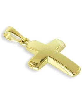 Kreuz Anhänger echt 14 Karat Gold 585 27mm (Art. 203161) GRATIS-SOFORT-GRAVUR