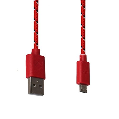 USB-Ladegerät 3M / 10FT Hanf Seil Micro Sync Daten Kabel für Handy-Tefamore - 3