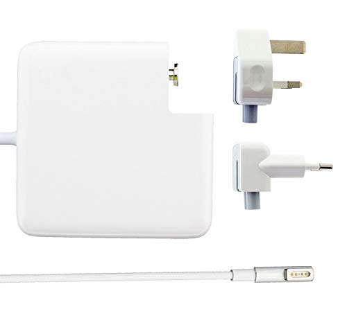 KYTD Compatible para Cargador Macbook Pro Conector Magsafe L Shape de 85W - Funciona con MacBooks de 45W / 60W / & 85W de 15
