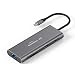 Produktbild Shelily Nine-in-one Multifunctional Docking Station Premium USB Adapter Supporting HDMI USB 3.0 Type-C PD Fast Charging Ethernet Port (HC901) (Grey)